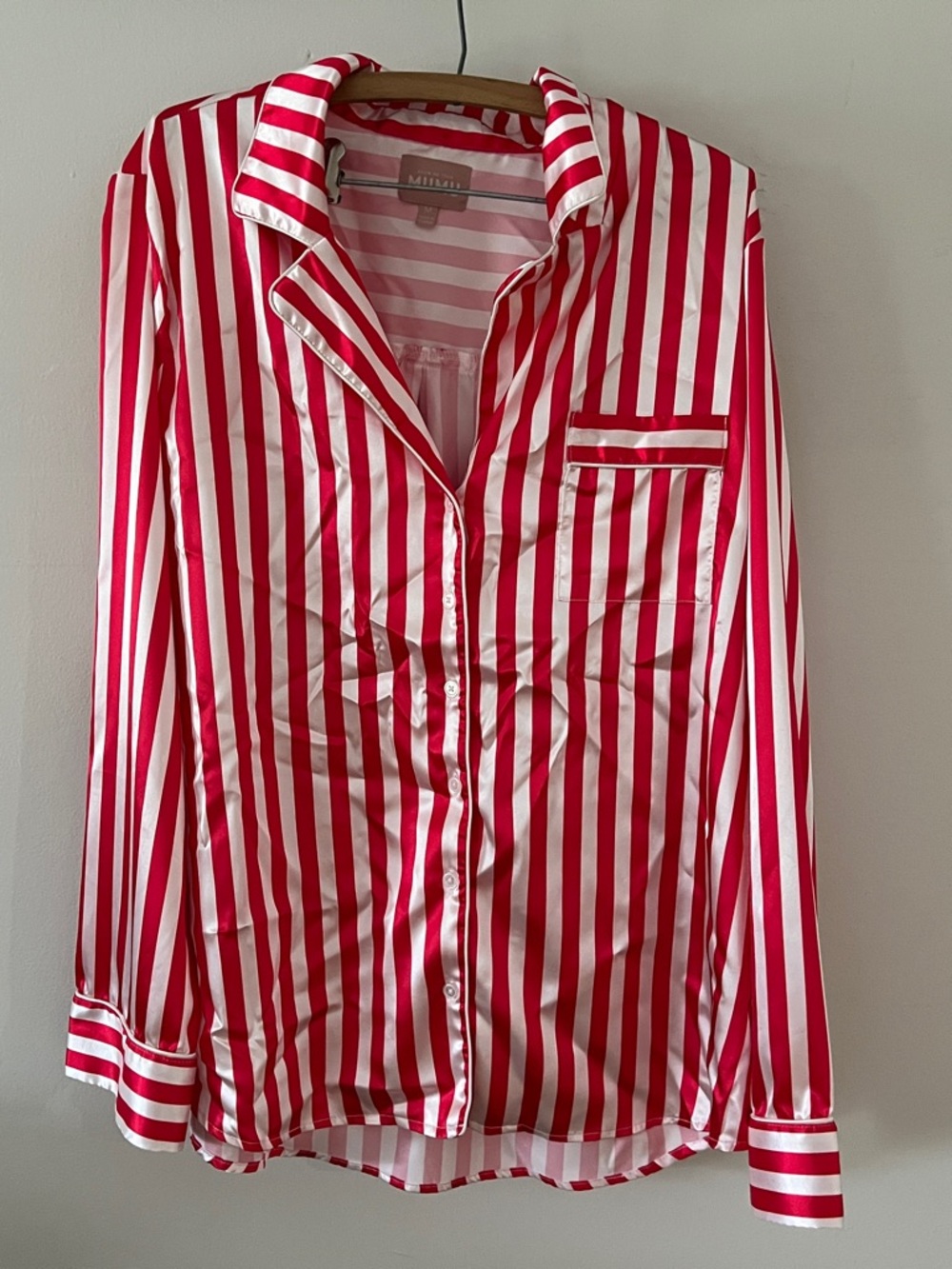 Show Me Your Mumu sleep shirt pink stripes